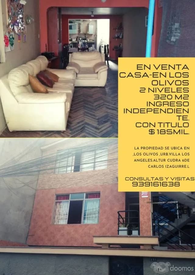 REMATO CASA DE DOS NIVELES / 2 PISOS, INDEPENDIENTE. — foto 1