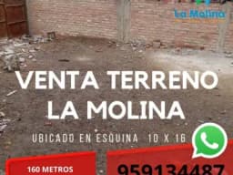VENTA DE TERRENO EN LA MOLINA A 5 MINUTOS DEL OVALO LOS CONDORES