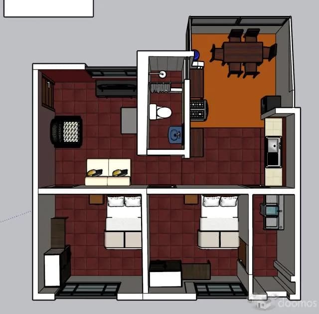 ALQUILER DEPARTAMENTO 3ER PISO DE 2 HABITACION — foto 3