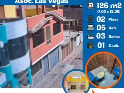 VENDO CASA EN ASOC. LAS VEGAS SAN ANTONIO