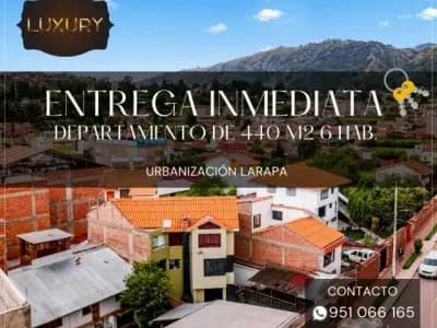 Departamento GIGANTE en Urbanización LARAPA, Cusco. 440m2