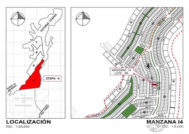 VENTA DE TERRENO EN SAN ANTONIO DE PACHACAMAC - MENORCA — foto 2