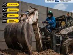 se alquila minicargador bobcat