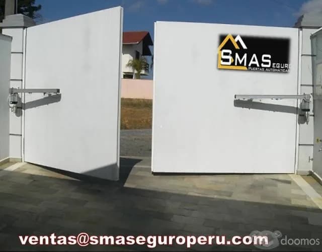 venta de puertas automáticas en levadizo seccional batiente corredizo lima surco — foto 3