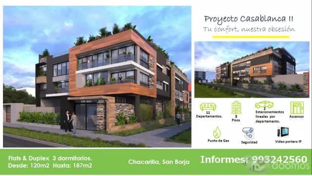 Departamento con terraza Chacarilla San Borja limite Surco — foto 1