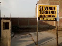 SE VENDE  TERRENO DE 108 MTS