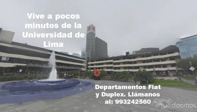 Departamento con terraza Estreno Chacarilla San Borja limite con Surco — foto 3