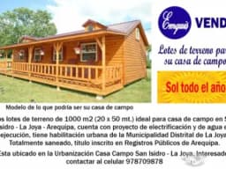 Lote para casa de campo