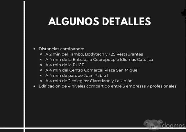 SE ALQUILA CUARTO O ESPACIO EN SAN MIGUEL — foto 8