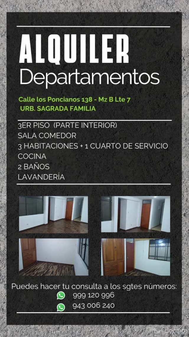 ALQUILO DEPTS EN BELLAVISTA — foto 1