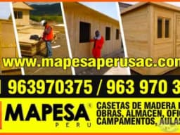Modulos Prefabricados De Madera Para Campamentos Mineros Oficinas Peru