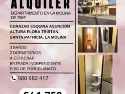 Alquiler de departamento en La Molina