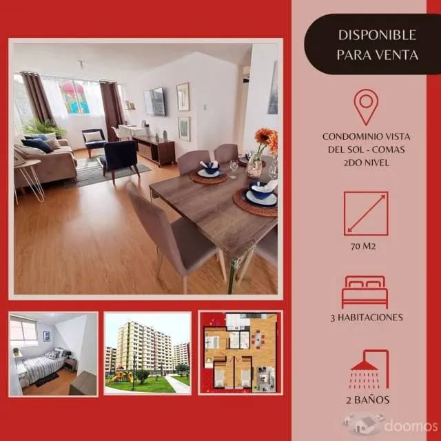 VENTA DE DEPARTAMENTO 2do PISO EN COMAS — foto 1