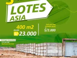 Lotes para casa de Campo - 400m2