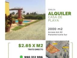ALQUILER CASA DE PLAYA
