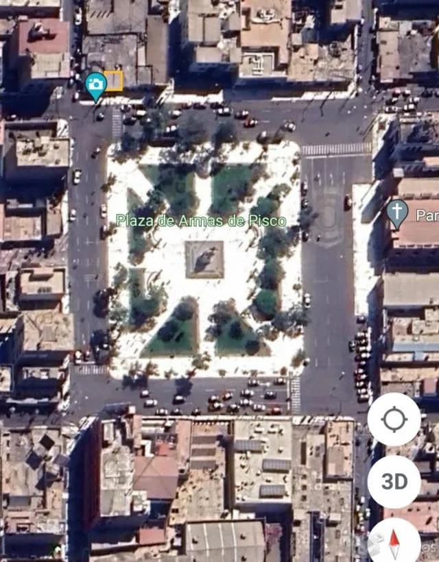 Venta local como terreno 220 m2 Plaza de Armas PISCO (11m ancho x 20m de fondo) LEER DESCRIPCIÓN — foto 2