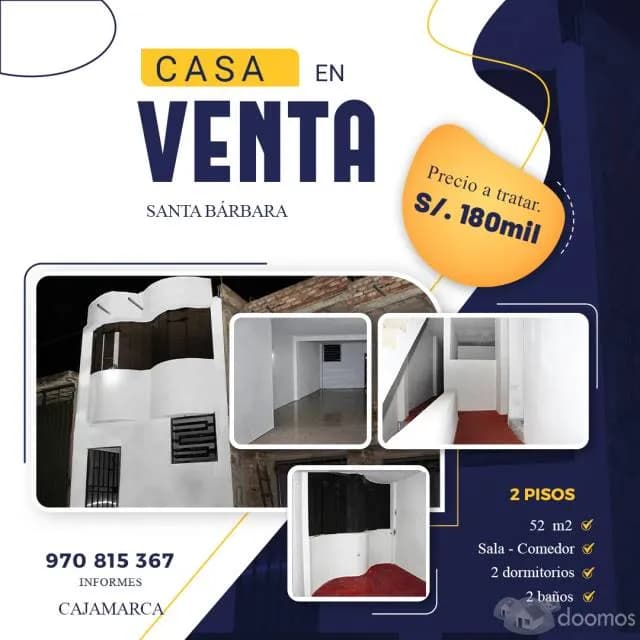 VENDO CASA EN CONSTRUCCIÓN - CAJAMARCA — foto 1