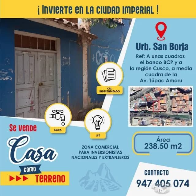 VENDO CASA COMO TERRENO — foto 1