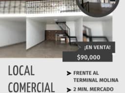 LOCAL COMERCIAL EN VENTA SAN LUIS - AL FRENTE DE TERMINAL MOLINA - 2 MIN. MERCADO DE FRUTAS