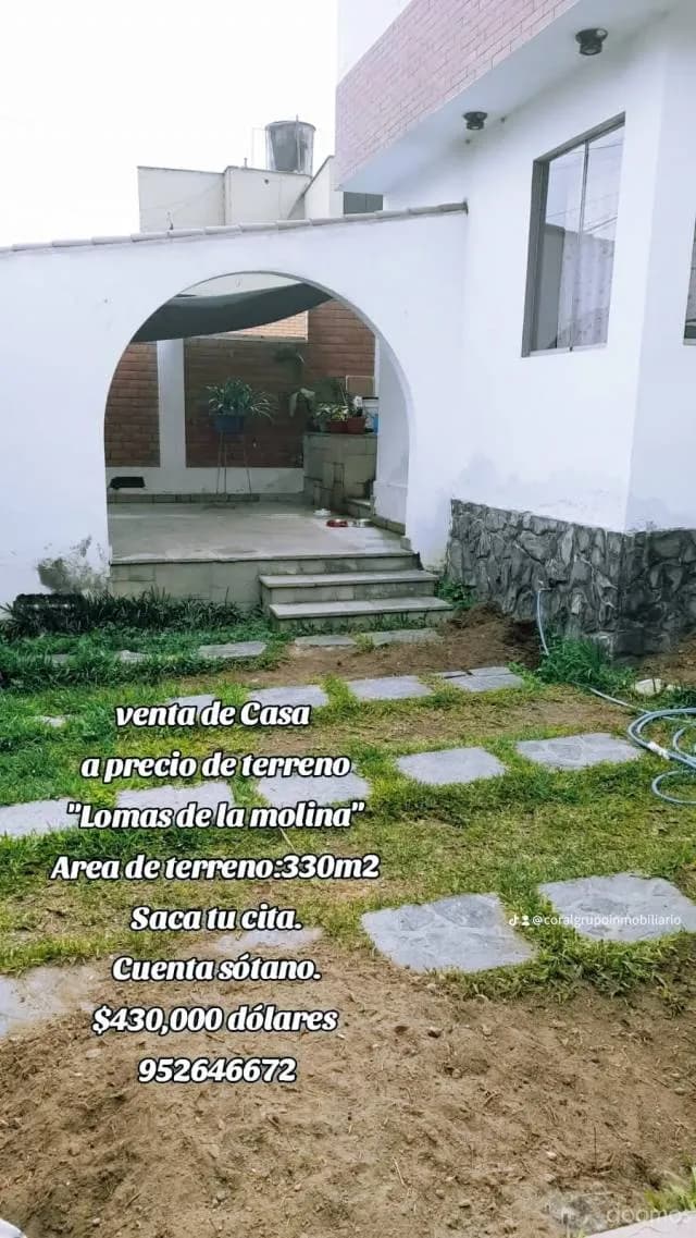 VENTA DE CASA EN LA MOLINA - A PRECIO DE TERRENO — foto 2