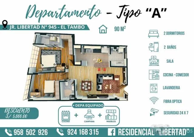 VENTA DE DEPARTAMENTOS — foto 1