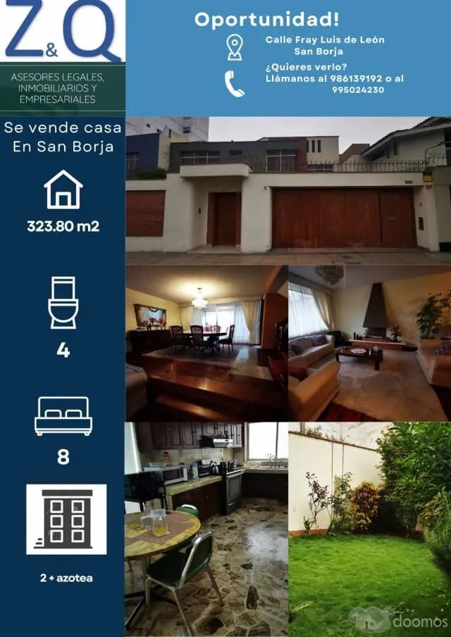 SE VENDE HERMOSA CASA EN SAN BORJA - LIMA - PERU — foto 1