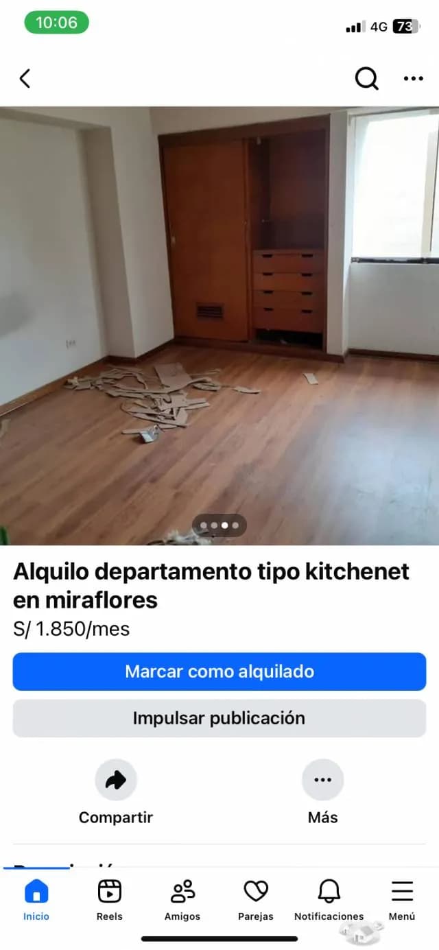 Alquilo amplio kitchenet en miraflores — foto 3