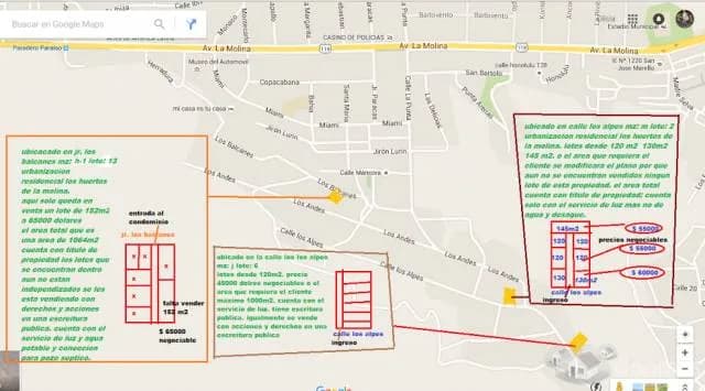 Lotes A $45 000  La Molina - Lima — foto 2
