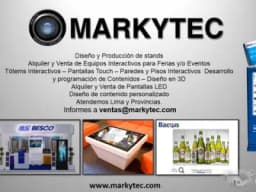 ALQUILER DE TOTEMS Y MESAS INTERACTIVAS