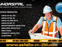 ASFALTOS RC-250 EN GLNS SOMOS JHOASFAL E.I.R.L