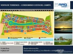 VENTA DE TERRENO - CONDOMINIO COSTA DEL CAMPO