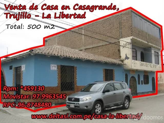 CASA EN VENTA EN TRUJILLO - CASAGRANDE — foto 1