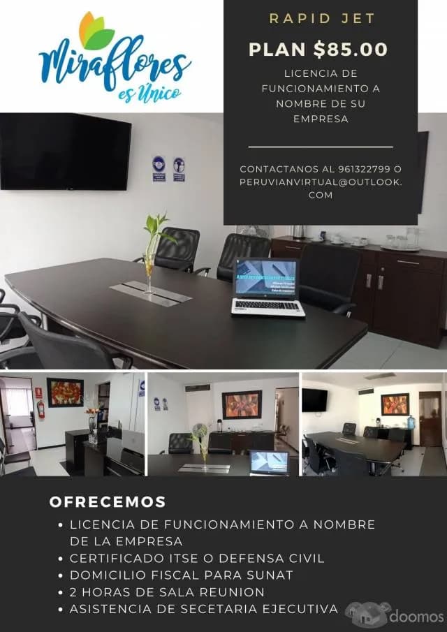 OFICINA VIRTUAL + LICENCIA A NOMBRE DE TU EMPRESA USD 85.00 — foto 3