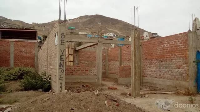 Venta de lote de 120 m2 semiconstruido — foto 6