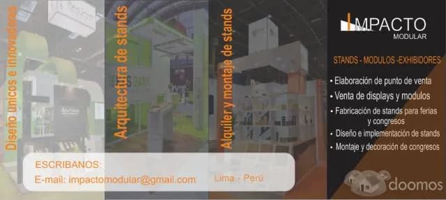 Montaje de stands corporativos para expocarga — foto 2