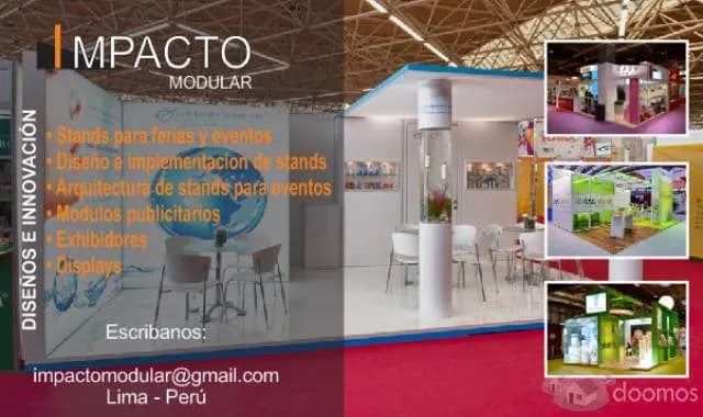 Montaje de stands corporativos para expocarga — foto 3