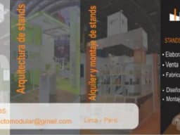 Elaboración de stands para ferias, eventos Lima Perú