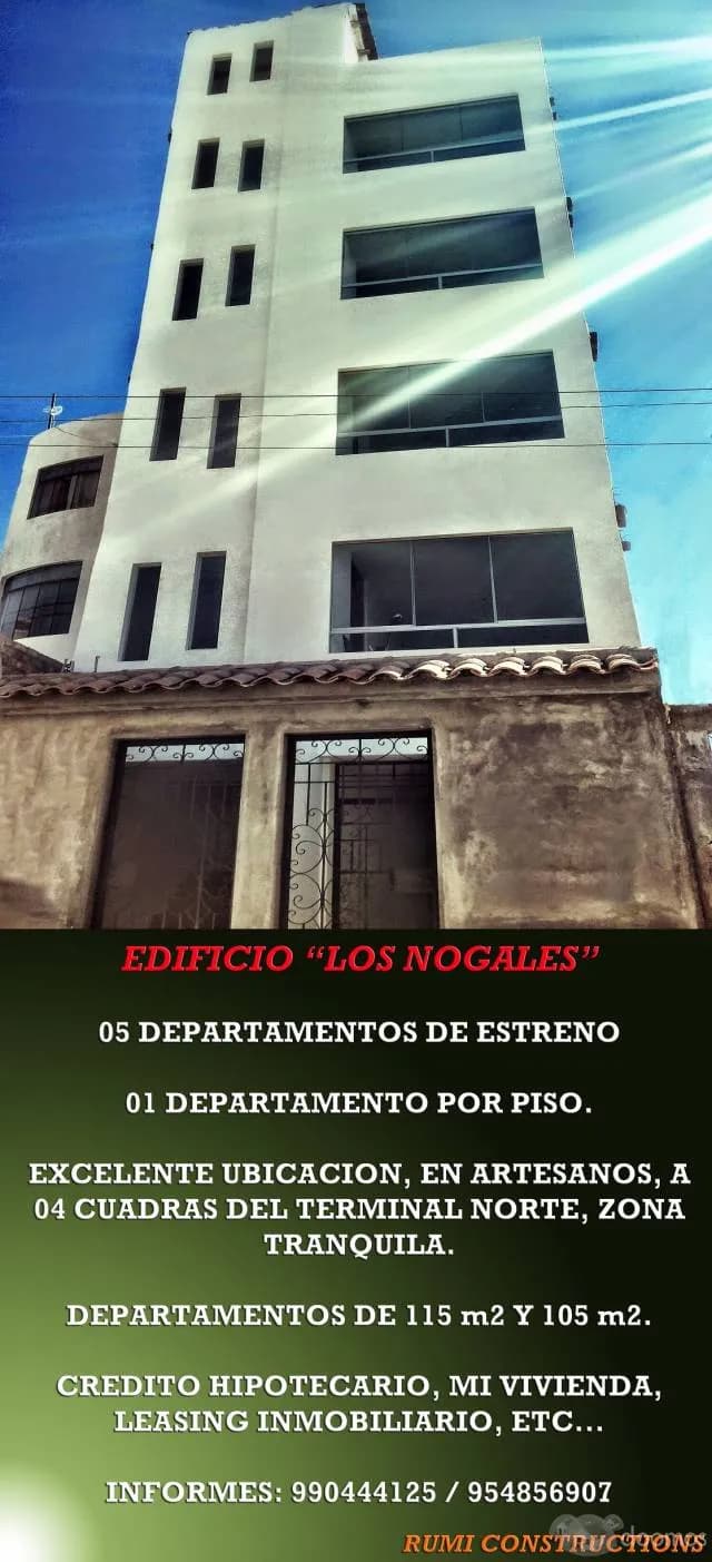 Exclusivos Departamentos de Estreno En Venta - Edificio Los Nogales — foto 1