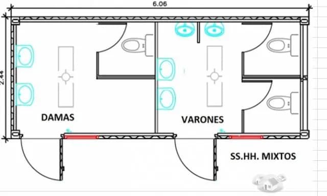 CONTENEDORES MODULARES PARA BAÑOS — foto 4
