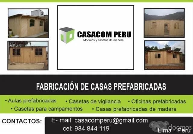 habitaciones de madera prefabricadas en lima peru — foto 1