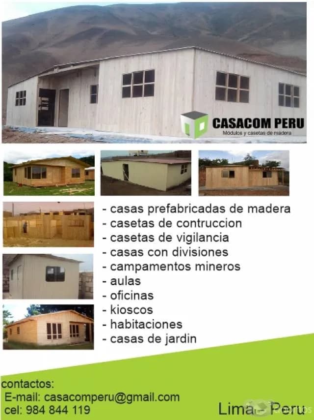 habitaciones de madera prefabricadas en lima peru — foto 2