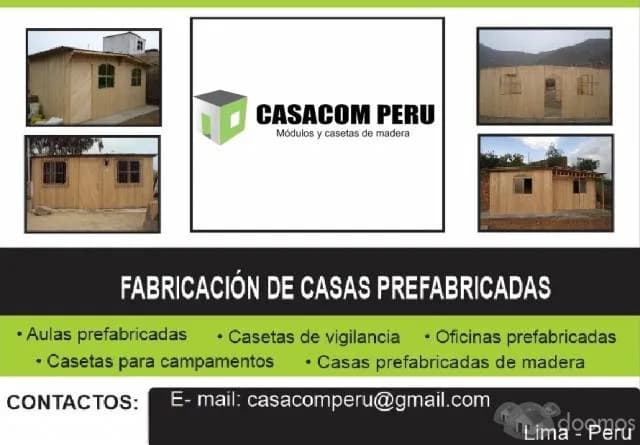modulos contenedores prefabricados de madera en lima peru — foto 1