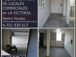 OCASIÓN- SE ALQUILA EDIFICIO DE LOCALES COMERCIALES en LA VICTORIA.
