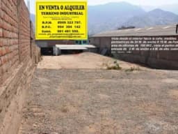 TERRENO LOCAL INDUSTRIAL EN CAMPOY III ETAPA SAN JUAN DE LURIGANCHO