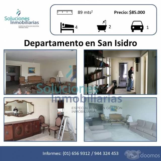 DE OCASIÓN - VENTA DE DEPARTAMENTO EN SAN ISIDRO — foto 2