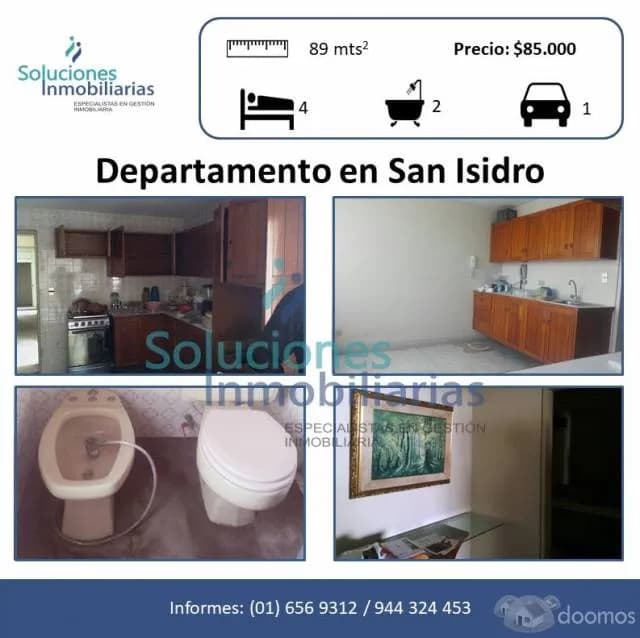 DE OCASIÓN - VENTA DE DEPARTAMENTO EN SAN ISIDRO — foto 3