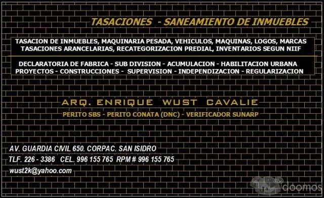 TASACIONES - SANEAMIENTO DE INMUEBLES — foto 1