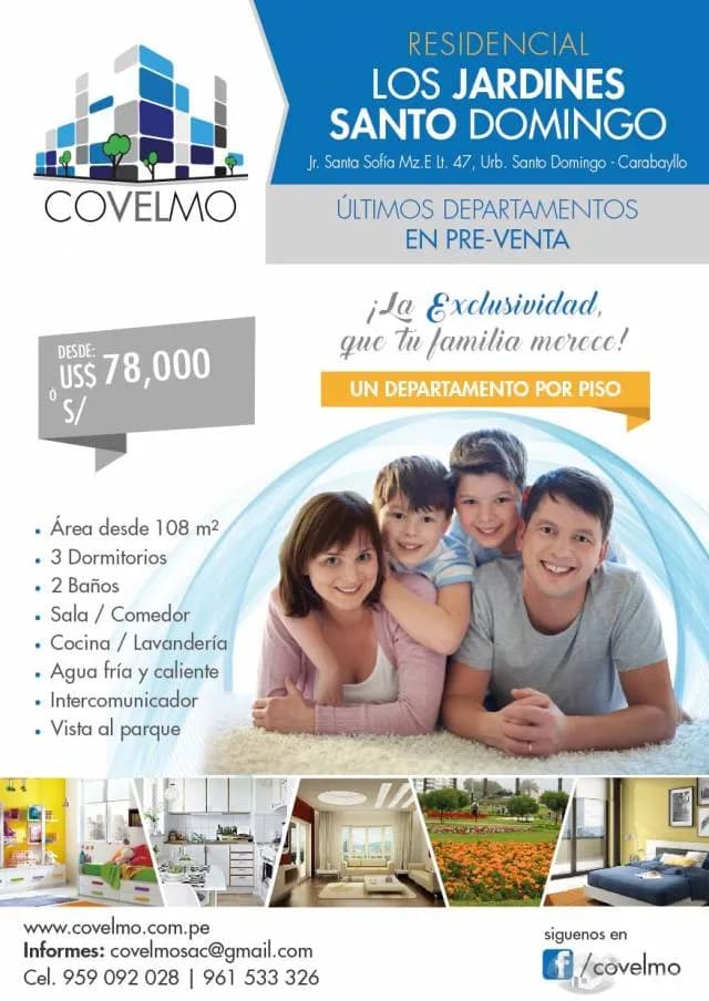 vendo departamentos en santo domingo etapa 12va — foto 1