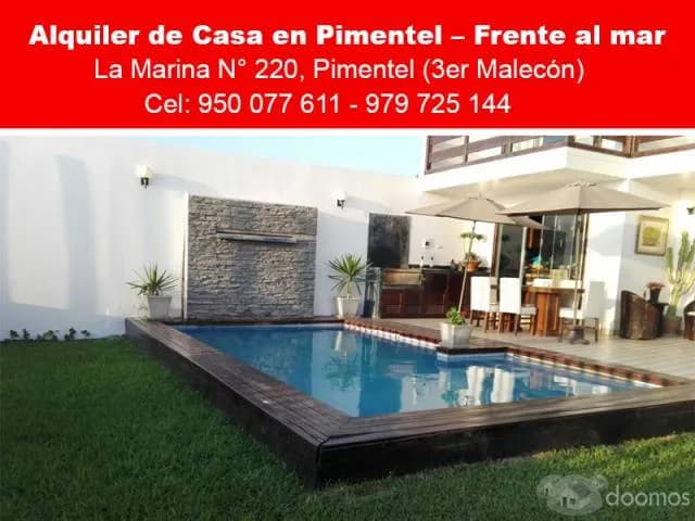 Alquiler de Casa en Pimentel – Frente al mar, Chiclayo – Lambayeque — foto 2