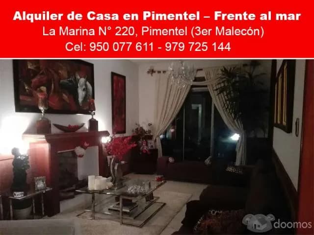 Alquiler de Casa en Pimentel – Frente al mar, Chiclayo – Lambayeque — foto 5